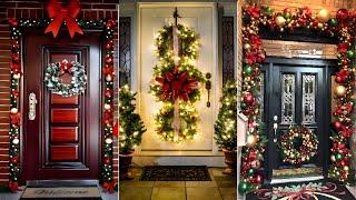 +100 CHRISTMAS FRONT PORCH DECOR 2024 - CHRISTMAS DECORATION IDEAS 2024 DIY - FRONT DOOR DECOR 