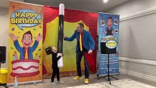 Magician's Birthday Party Show Gets Out of Control!