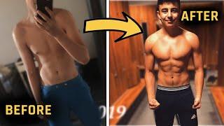 MY CRAZY 1 YEAR NATURAL BODY TRANSFORMATION! l 15-16  (GYM)