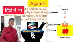 Agonist // Definition in Hindi // Agonist & Antagonist // SG Pharma