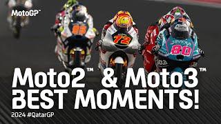 Best Moto2™ & Moto3™ Moments! ️ | 2024 #QatarGP