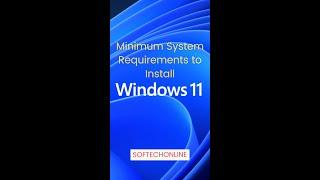 Windows 11 system requirements