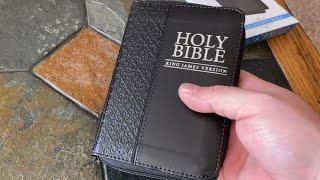 The Smallest Bible on Amazon: Mini Pocket Bible - Zippered KJV by Christian Art Publishers