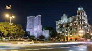 Baku, the capital of Azerbaijan! (Time Lapse)