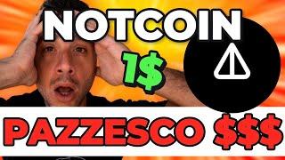 NOTCOIN $NOT a Breve a 1$?  1 Miliardo di Dollari in Scambi in 1 ora!