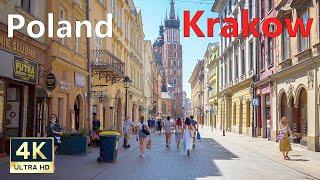 Krakow Poland  4K Old Town Walking Tour