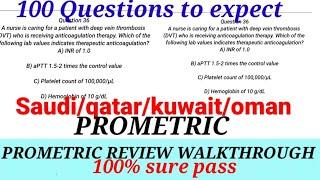 LATEST PROMETRIC EXAM QUESTIONS AND ANSWER / 100 QUESTIONS TO EXPECT IN SAUDI/KUWAIT/OMAN/DHA/QATAR