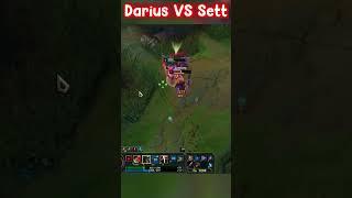 Darius VS Sett - League of legends #shorts