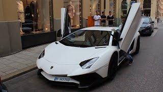 FIRST Lamborghini Aventador LP750-4 SV in Munich - Sounds