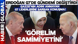 Erdoğan G7'de Biden'ın Yüzüne Karşı Hesap Sordu: Görelim Samimiyetini!