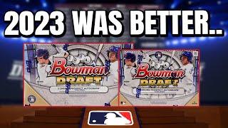 THESE 2 BOXES COST $1200+... | 2024 Bowman Draft Hobby & Breaker's Delight Review