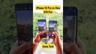 iPhone 13 Pro vs Vivo X70 Pro: ZOOM Test! #shorts #youtubeshorts #iphone #vivo