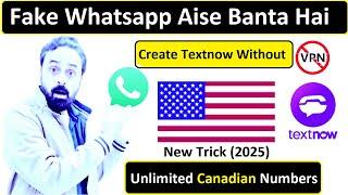 How to create Textnow without VPN | Get verification code on textnow | get USA number for Whatsapp