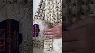 Как вязать узор в этом видео ⬆️⬆️⬆️ #кардиганджоли #узоршишечки #узоркрючком