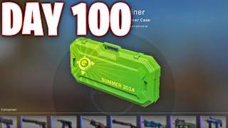 Opening a CS:GO case every day (Day 100)