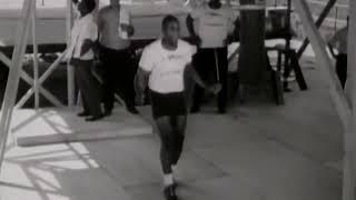 Sonny Liston Describes his Training Routine with Jump Rope Footage in the Background