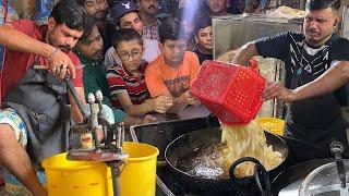 French Fries Making Factory | Crazy Rush for Street French Fries | Pakistani Street Food Aloo Chips