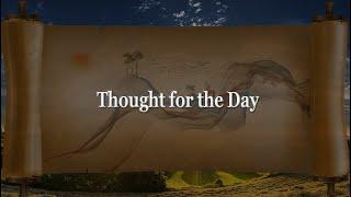 Thought for the Day | Vision Is the Art of Seeing Things Invisible.