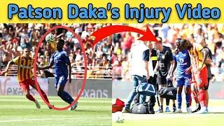 Leicester striker Patson Daka out for a 'few months' with ankle injury | Patson Daka injury video