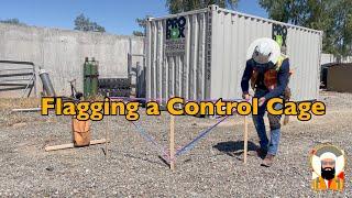 Surveying: Flagging a Control Cage