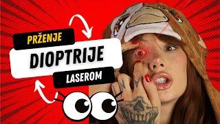 LASERSKO SKIDANJE DIOPTRIJE moje iskustvo #storytime