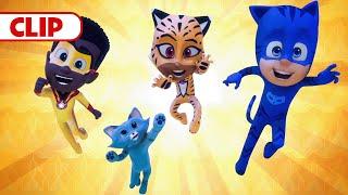 The Dance of Two Cats  | PJ Masks Power Heroes | @disneyjr  x @PJMasksOfficial