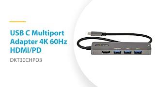 USB-C Multiport Adapter / DKT30CHPD3 | StarTech.com