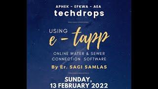 E Tapp KWA Introduction to online water sewer connections -13/02/2022