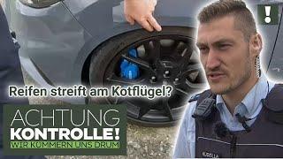 Im schlimmsten Fall: EXPLOSION!  SCHLEIFT der Reifen am KOTFLÜGEL? | Achtung Kontrolle