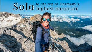 Solo Hiking the Zugspitze | Highest Mountain in the German Alps (2962m)