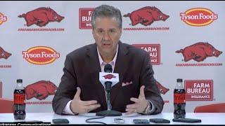 John Calipari Press Conference - Arkansas 79, UALR 67