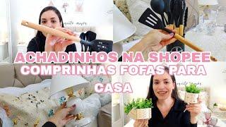 PAGANDO BARATO NA SHOPEE| utensílios de cozinha, decoração, tudo barato!