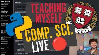 Teaching Myself Computer Science LIVE  | Harvard CS50X 2025: Week 0 PSET 0| 01-03-2025