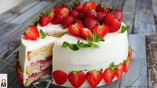 Торт «КЛУБНИЧНЫЙ РАЙ» Приготовьте обязательно!!! | Strawberry Cake