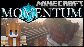 Wir bauen chillig weiter an der STADT  !!!- MOMENTUM - #113 #roleplay #minecraft #survival