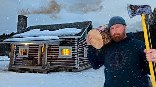 Solo in an Old Forest Service Cabin Rental