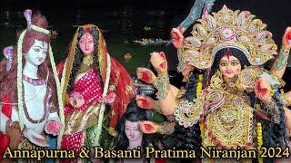 Annapurna & Basanti Pratima Niranjan 2024 | Babughat Kolkata | Annapurna & Basanti Puja 2024