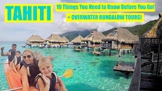 Overwater Bungalow Tour + 19 Travel Tips to Tahiti! (Bora Bora, Moorea and Papeete)