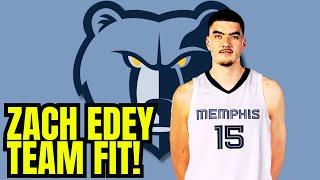 Zach Edey is a PERFECT FIT for the Memphis Grizzlies - NBA draft pick reaction and player breakdown