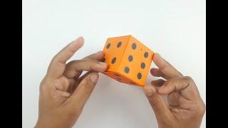 How to make simple dice out of paper?