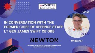 In conversation with Lt Gen James Swift CB OBE | Challenge Interview 2023 | Women In Defence UK