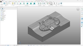 PowerMill 2018 Getting Started - Tutorial 1 - User Interface and Part Preparation
