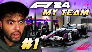 I played F1 24 My Team Career for the VERY FIRST TIME...