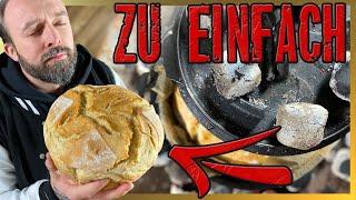 Brot einfach selber backen im Dutch Oven mit Gelinggarantie und 5 Zutaten - M&G-BBQ