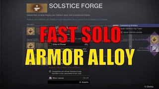 Fast SOLO ARMOR ALLOY 2024 Solstice Of Heroes Bounty Guide Farm