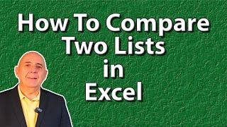 A Dynamic Way to Compare Two Lists in Excel Using The Filter Function.