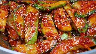 밑반찬이 맛있는 대박식당 오이무침은 이렇게 무쳐져서 맛있습니다