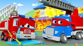 Carl der Super Truck - Carl das Feuerwehrauto - Autopolis  Lastwagen Zeichentrickfilme für Kinder