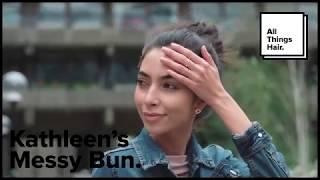 How to do a messy bun | All Things Hair