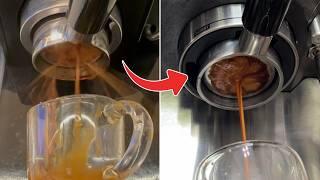 Pull the PERFECT Espresso Shot with Bottomless Portafilter (Fix Channeling Issues)